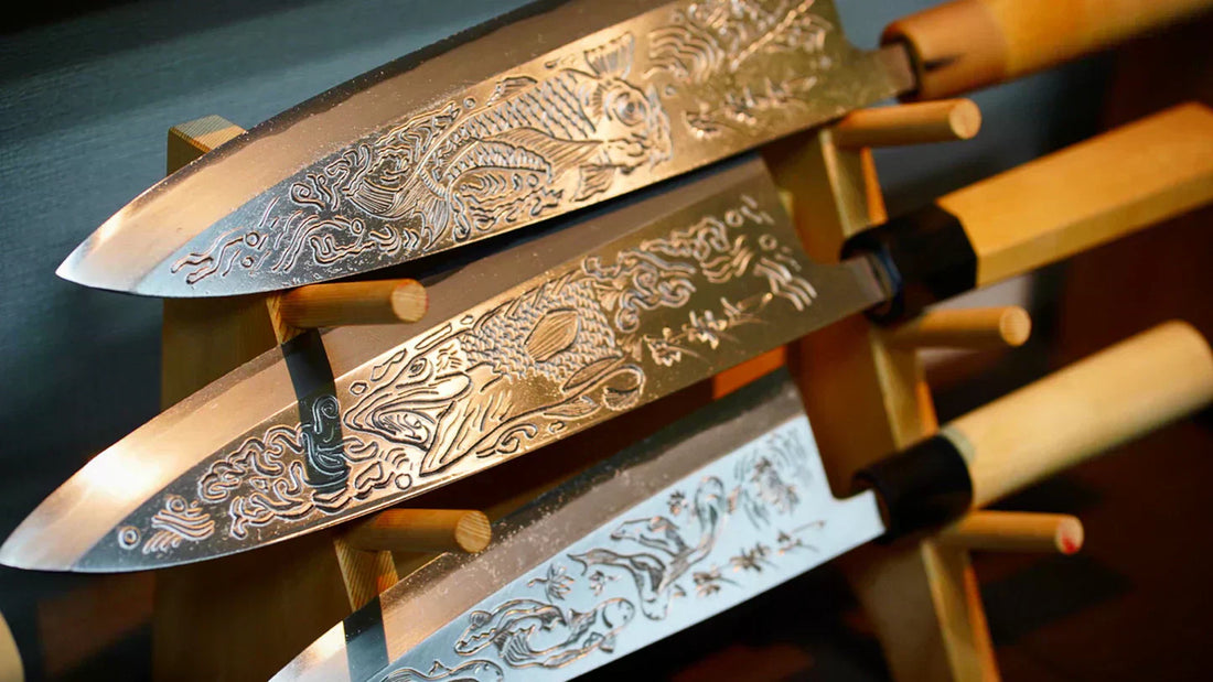 best Japanese knives, Japanese chef knife, Gyuto knife, Santoku knife, Nakiri knife, Damascus knife, Sakai knives, VG10 steel, SG2 steel, carbon steel knife, stainless steel knife, whetstone sharpening, knife edge retention, how to choose a Japanese knife