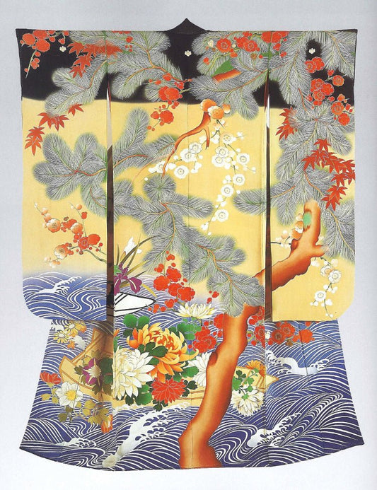 Japan Resist Dyeing Techniques: Yūzen Kimono, Itome-Yūzen, Bokashi-Zome, Hiki-Zome