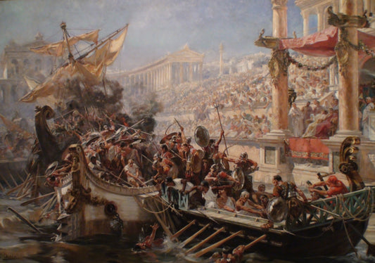 Naumachia: Ancient Rome’s Colossal Mock Naval Battles Explained