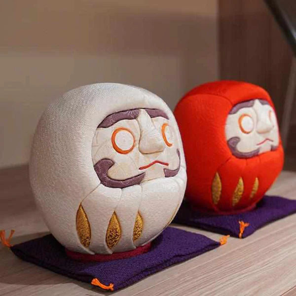 Edo Daruma doll, Nishijin-ori Daruma, Yuzen kimono Daruma, Kakinuma Dolls Daruma, Japanese lucky doll, traditional Daruma decoration, Japanese perseverance talisman, handmade Daruma Japan, kimono fabric Daruma, Japanese goal-setting charm, Edo Kimekomi doll, large decorative Daruma, cultural Japanese gift, handcrafted Daruma figure, Japanese home decor charm, Daruma doll for success, Japanese traditional crafts, good luck Daruma ornament, collectible Daruma Japan.