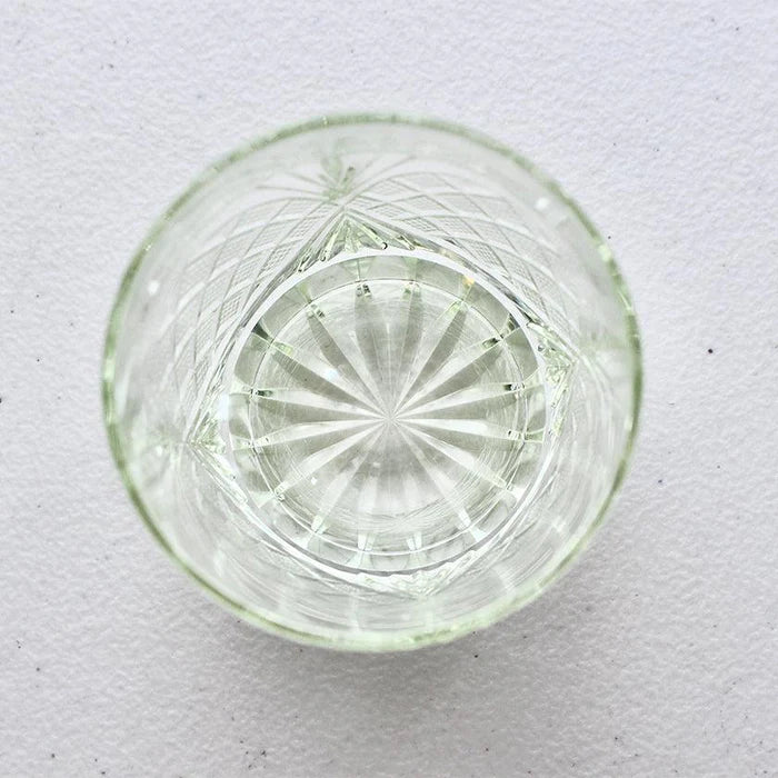 Satsuma cut glass, Satsuma Vidro old glass, Japanese crystal glassware, handcrafted cut glass Japan, Edo period inspired glass, paulownia wood box glass, Japanese artisan tumbler, gold purple glass, gold red glass, indigo Satsuma glass, lapis lazuli cut glass, green crystal tumbler Japan, yellow crystal glassware, luxury Japanese gift glass, Kagoshima glass craft