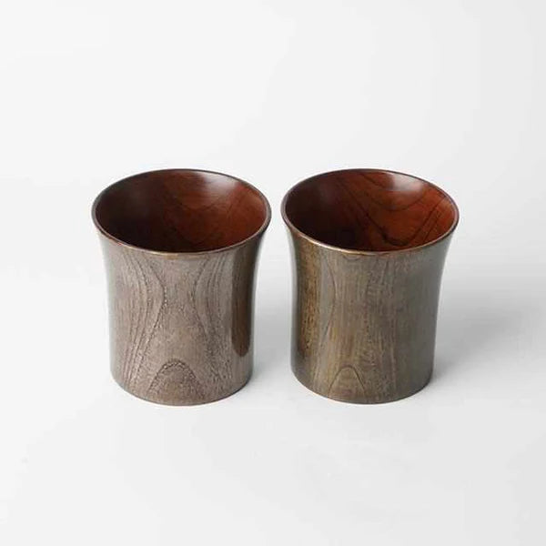 Niigata lacquerware cups, Japanese lacquer tumbler, Kobayashi Buddhist Altar lacquerware, tin powder lacquer cup, handcrafted Japanese wooden cup, lacquered wood drinkware Japan, Niigata traditional lacquer crafts, Japanese lacquer bowl and tumbler set, handmade Buddhist altar lacquerware, rare Japanese lacquerware set, lacquerware gift set Japan, Japanese artisan lacquer drinkware