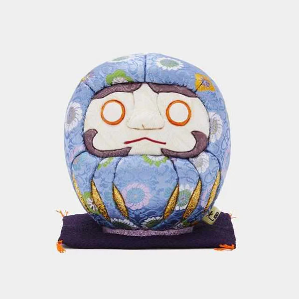 Edo Daruma doll, Nishijin-ori Daruma, Yuzen kimono Daruma, Kakinuma Dolls Daruma, Japanese lucky doll, traditional Daruma decoration, Japanese perseverance talisman, handmade Daruma Japan, kimono fabric Daruma, Japanese goal-setting charm, Edo Kimekomi doll, large decorative Daruma, cultural Japanese gift, handcrafted Daruma figure, Japanese home decor charm, Daruma doll for success, Japanese traditional crafts, good luck Daruma ornament, collectible Daruma Japan.