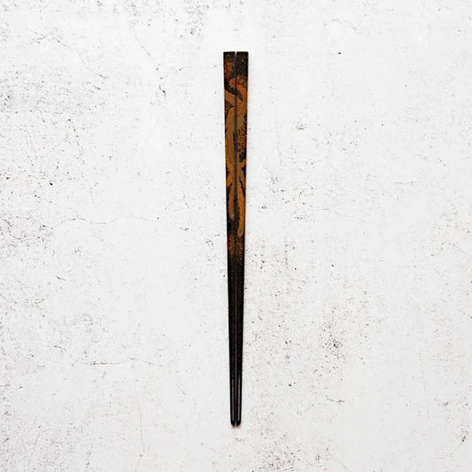 Wajima lacquer chopsticks, Japanese maki-e chopsticks, Hashimoto Kousaku Shikki, dragon chopsticks, phoenix chopsticks, luxury Japanese chopsticks, handmade lacquer chopsticks, traditional Japanese chopsticks, Wajima-nuri chopsticks, Ishikawa lacquerware, Noto cypress chopsticks, Japanese gift chopsticks, gold maki-e chopsticks, paulownia box chopsticks, collectible Japanese chopsticks