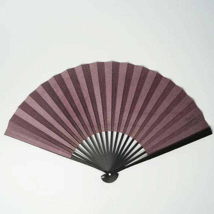 Japanese folding fan, Edo fan, Karakami fan, handmade Japanese fan, washi paper fan, moon motif fan, gold leaf Japanese fan, silver leaf Japanese fan, traditional Japanese hand fan, cultural Japanese gift, Kyoto washi fan, Japanese bamboo fan, Japanese fan with case, paulownia box fan, Japanese seasonal fan