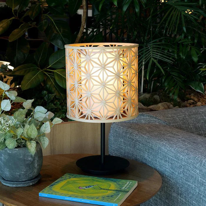 Kumiko lamp, Japanese Kumiko light, hemp leaf pattern lamp, Asanoha light, Japanese pendant light, Japanese table lamp, Kyoto Hinoki lamp, handmade Japanese lamp, Murayama Mokko Kumiko, Japanese wooden lamp, traditional Japanese lighting, artisan wood lamp, Kyo Sashimono lamp, Hinoki cypress lamp, Japanese joinery lamp, Japanese geometric light, handmade Kumiko lighting, hemp leaf Kumiko shade, Japanese cultural home decor