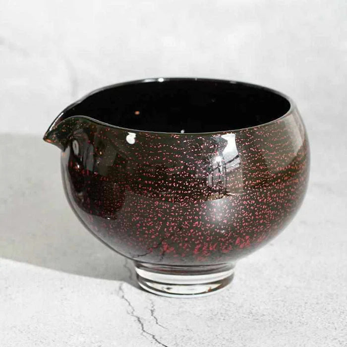 Sai glass set, Japanese blown glass, Glass Studio Izumo, handmade glass cups, Japanese glassware set, Izumo glass craft, silver foil glass, Sai red glass, Sai green glass, Sai blue glass, artisan glass Japan, Japanese design glassware, modern Japanese tableware, handmade Japanese gift set, collectible glass Japan