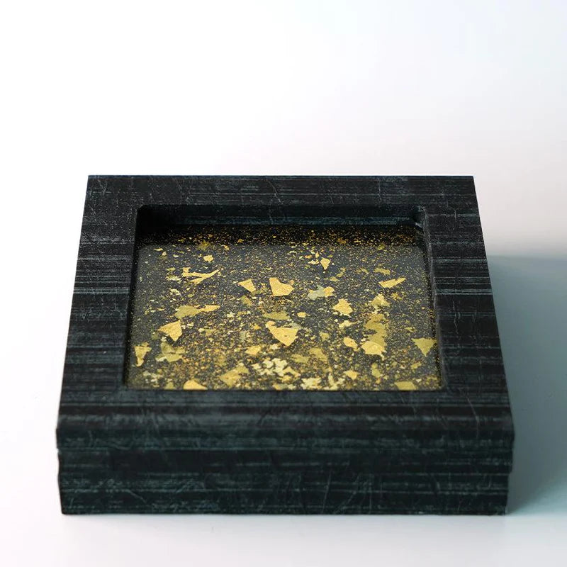 Japanese decorative panel, SUKIMA art panel, gold leaf glass art, silver leaf Japanese paper, Tokyo handmade decor, washi paper home decor, fusuma inspired decoration, modern Japanese interior design, Japanese wedding gift, Japanese housewarming gift, tabletop folding screen, artisan glass and wood panel, gold and silver foil decoration, traditional Japanese craftsmanship, handmade Japanese art display