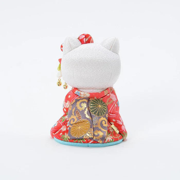 Hello Kitty Maneki Neko, Hello Kitty beckoning cat, Hello Kitty kimono doll, Japanese lucky cat Hello Kitty, Maiko Hello Kitty doll, Edo Kimekomi Hello Kitty, Japanese artisan Hello Kitty, Hello Kitty traditional doll, Japanese cultural Hello Kitty collectible, Hello Kitty geisha figurine, Japanese good luck cat gift, handcrafted Hello Kitty doll, Hello Kitty Edo art doll, Hello Kitty kimono ornament, Hello Kitty prosperity charm.
