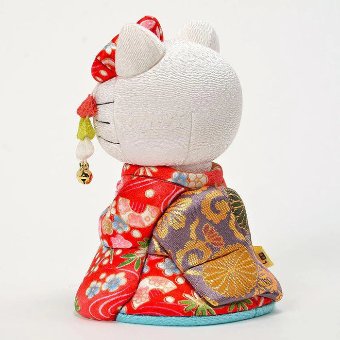 Hello Kitty Maneki Neko, Hello Kitty beckoning cat, Hello Kitty kimono doll, Japanese lucky cat Hello Kitty, Maiko Hello Kitty doll, Edo Kimekomi Hello Kitty, Japanese artisan Hello Kitty, Hello Kitty traditional doll, Japanese cultural Hello Kitty collectible, Hello Kitty geisha figurine, Japanese good luck cat gift, handcrafted Hello Kitty doll, Hello Kitty Edo art doll, Hello Kitty kimono ornament, Hello Kitty prosperity charm.
