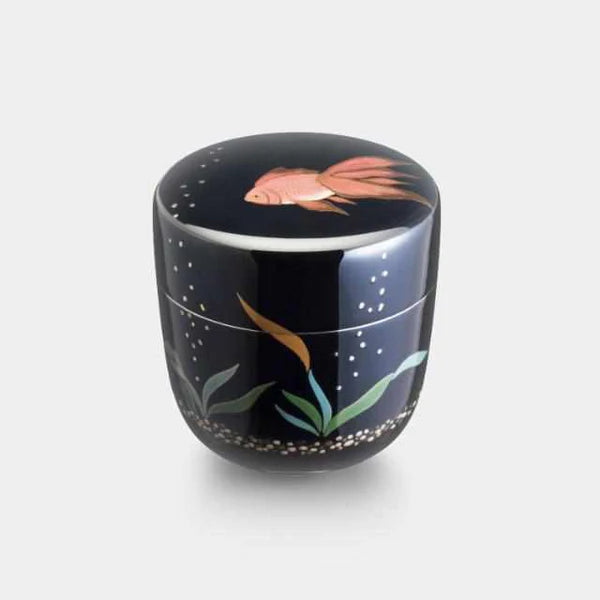 Japanese tea cup set, Wajima lacquer tea cups, Osaka Naniwa pewter ware, Japanese tin tea cup, traditional Japanese tea ceremony cups, camellia tea cup, sakura tea cup, cherry blossom tea cup, goldfish tea cup, dragonfly tea cup, mandarin duck tea cup, handcrafted Japanese tea cups, Osaka Suzuki tea ware, Japanese collectible tea cups, paulownia wood box tea cups, tin lacquer tea cups, artisan Japanese tea cups, symbolic Japanese tea cups