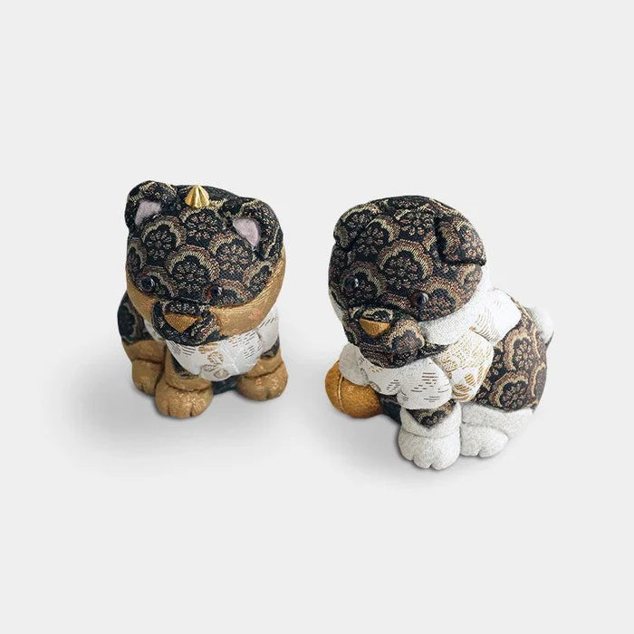 Komainu charms, Edo Kimekomi dolls, Japanese guardian lion dog, silk komainu figurine, Japanese shrine guardian statue, handmade komainu Japan, Kakinuma Dolls, paulownia wood komainu, Japanese protective charm, small komainu ornament, komainu home decor, traditional Japanese craft, Japanese silk inlay doll, Edo art doll, komainu gift Japan, guardian lion dog figurine, Japanese cultural talisman, handmade silk komainu, shrine protection charm, komainu collectible