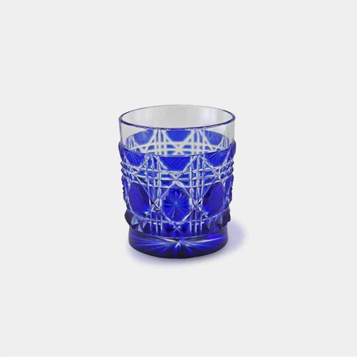 Satsuma cut glass, Satsuma Vidro old glass, Japanese crystal glassware, handcrafted cut glass Japan, Edo period inspired glass, paulownia wood box glass, Japanese artisan tumbler, gold purple glass, gold red glass, indigo Satsuma glass, lapis lazuli cut glass, green crystal tumbler Japan, yellow crystal glassware, luxury Japanese gift glass, Kagoshima glass craft