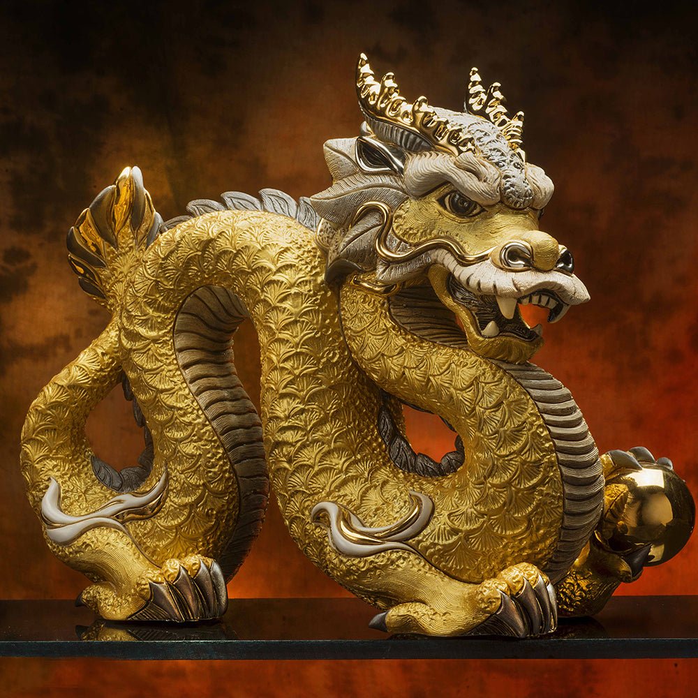 This artisan ceramic dragon sculpture is a collectible piece for lovers of Asian art, Chinese heritage décor, and limited‑edition figurines. Its hand‑crafted nature and limited availability enhance its appeal to collectors seeking investment‑quality works. The elegant hues and precise carving also make it a standout accent for traditional interiors or modern minimalist spaces, marrying ancient symbolism with contemporary display.