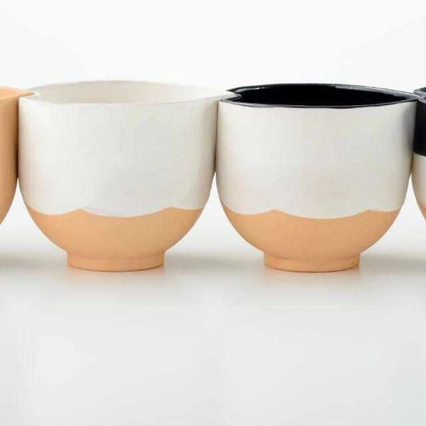 Kyoto Kiyomizu ware bowls, Japanese beak bowl set, Tenmoku glaze pottery, Kyoto handmade pottery, traditional Japanese ceramic bowls, gold rim pottery bowls, Oil Drop Tenmoku glaze, Japanese tea bowl set, artisan pottery from Kyoto, Japanese ceramic pour bowls, handcrafted pottery Japan, collectible Japanese ceramics, Kyoto ceramic gift set, pottery beak bowls Japan, Kiyomizu-yaki Kyoto bowls