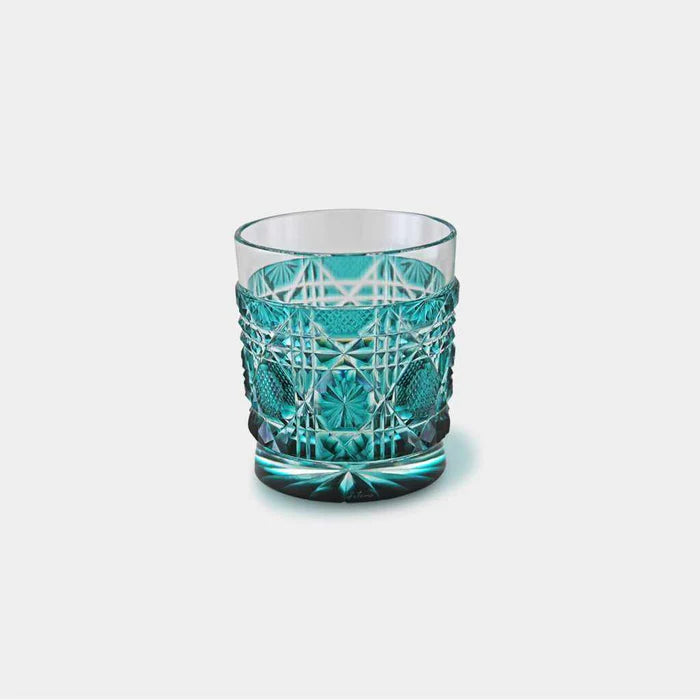 Satsuma cut glass, Satsuma Vidro old glass, Japanese crystal glassware, handcrafted cut glass Japan, Edo period inspired glass, paulownia wood box glass, Japanese artisan tumbler, gold purple glass, gold red glass, indigo Satsuma glass, lapis lazuli cut glass, green crystal tumbler Japan, yellow crystal glassware, luxury Japanese gift glass, Kagoshima glass craft
