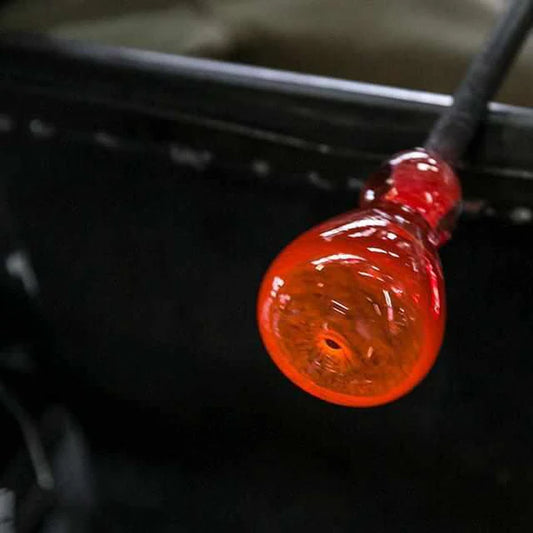 Tsugaru Vidro vase, Japanese glass vase, Hana Akari Maru vase, Hokuyo Glass Aomori, cherry blossom vase Japan, hand-blown glass vase, sakura decorative vase, gold leaf glass vase, Japanese spherical vase, Hirosaki Castle cherry blossom art, limited edition Japanese vase, handmade Japanese glassware, spring season glass art, traditional Japanese glass vase.