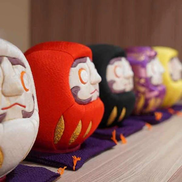 Edo Daruma doll, Nishijin-ori Daruma, Yuzen kimono Daruma, Kakinuma Dolls Daruma, Japanese lucky doll, traditional Daruma decoration, Japanese perseverance talisman, handmade Daruma Japan, kimono fabric Daruma, Japanese goal-setting charm, Edo Kimekomi doll, large decorative Daruma, cultural Japanese gift, handcrafted Daruma figure, Japanese home decor charm, Daruma doll for success, Japanese traditional crafts, good luck Daruma ornament, collectible Daruma Japan.