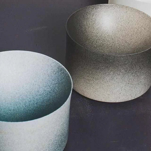 Kueng Caputo vase, Imari Arita porcelain vase, Japanese gradient vase, black white porcelain vase, blue porcelain vase, red gradient vase, contemporary Japanese vase, recycled porcelain vase, Saga Prefecture pottery, airbrushed porcelain vase, handmade Japanese vase, minimalist Japanese home decor, modern Arita ware vase, Kueng Caputo design vase