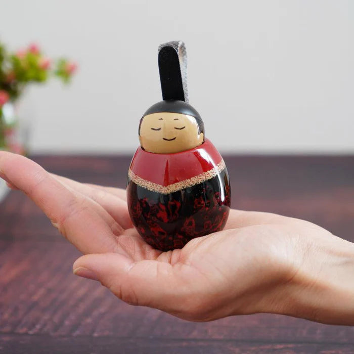 Japanese Hina dolls, Mini Hina decoration, Hinamatsuri doll set, Yasuharu Masukawa lacquer dolls, Tsugaru Nuri hina dolls, Japanese festival dolls, lacquerware Hina ornaments, handcrafted wooden Hina dolls, traditional Japanese Hina display, Aomori lacquer craft, Emperor and Empress doll set, Japanese seasonal decoration, karanuri lacquer dolls, collectible Japanese dolls