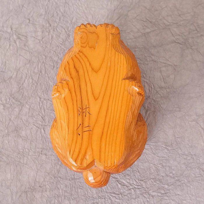 Ichii Itto Bori, Hiroshi Washizuka, Japanese wood carving, rabbit figurine, yew wood sculpture, traditional Japanese crafts, Hida region carving, hand-carved rabbit, Japanese folk art, wooden animal statue, Japanese lucky charm, Japanese prosperity symbol, handmade wood decor, collectible wooden figurine, Japanese artisan crafts, Japanese home ornament