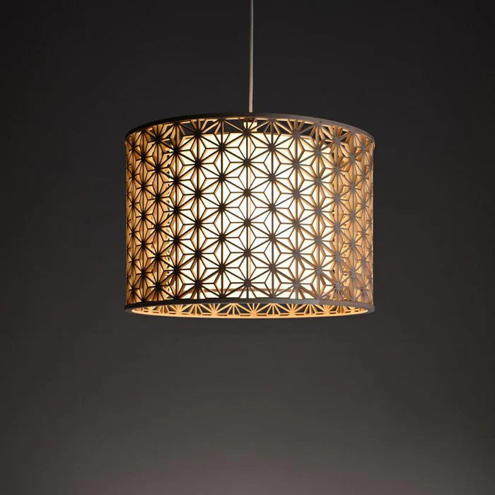 Kumiko lamp, Japanese Kumiko light, hemp leaf pattern lamp, Asanoha light, Japanese pendant light, Japanese table lamp, Kyoto Hinoki lamp, handmade Japanese lamp, Murayama Mokko Kumiko, Japanese wooden lamp, traditional Japanese lighting, artisan wood lamp, Kyo Sashimono lamp, Hinoki cypress lamp, Japanese joinery lamp, Japanese geometric light, handmade Kumiko lighting, hemp leaf Kumiko shade, Japanese cultural home decor