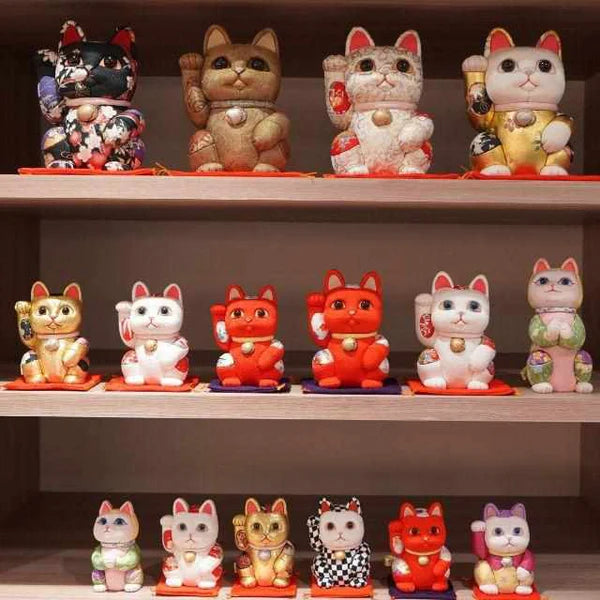 Maneki Neko silk doll, Yuzen black Maneki Neko, Nishijin-ori beckoning cat, luxury Japanese lucky cat, Kakinuma Dolls Maneki Neko, Edo Art Doll cat, Japanese prosperity charm, Swarovski crystal Maneki Neko, Japanese shop opening gift, extra-large beckoning cat ornament, handcrafted Japanese Maneki Neko, kimekomi style lucky cat, Japanese business success figurine, gold silk Maneki Neko, black floral Yuzen cat figurine, artisan Maneki Neko Japan, traditional Japanese good luck cat, handmade Japanese cultural