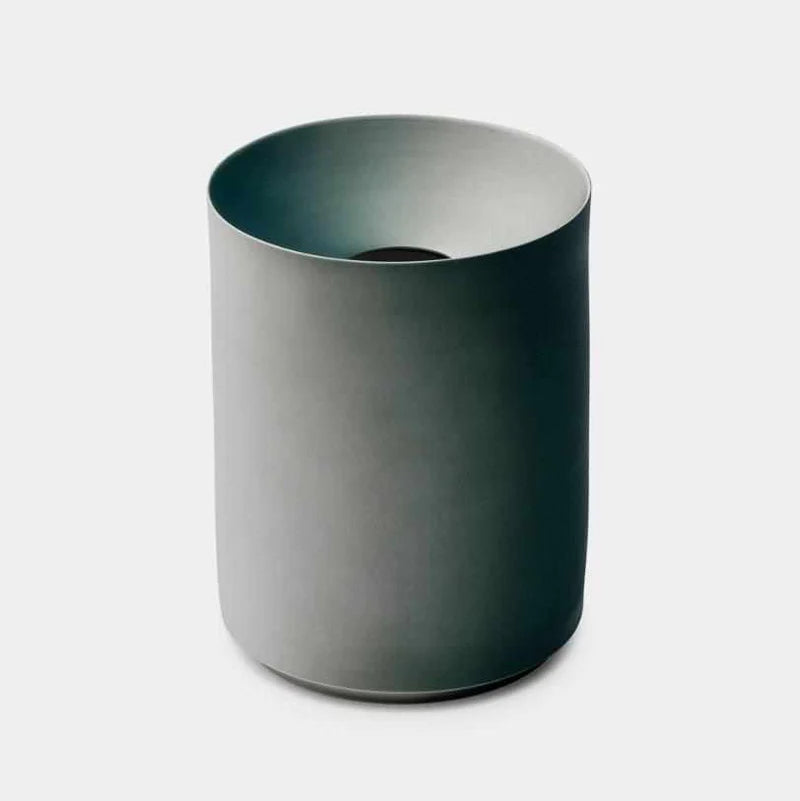 Kueng Caputo vase, Imari Arita porcelain vase, Japanese gradient vase, black white porcelain vase, blue porcelain vase, red gradient vase, contemporary Japanese vase, recycled porcelain vase, Saga Prefecture pottery, airbrushed porcelain vase, handmade Japanese vase, minimalist Japanese home decor, modern Arita ware vase, Kueng Caputo design vase