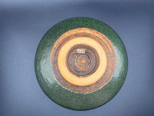 Japanese celadon pottery, handmade celadon tea bowl, ribbed ceramic tea bowl, carved leaf motif pottery, traditional Japanese ceramics, Longquan-style celadon ware, matcha chawan bowl, artisanal tea ceremony bowl, crackle glaze pottery, Song dynasty style ceramics, Japanese green glaze bowl, hand-thrown Japanese pottery, tea culture ceramics, Japanese chawan design, antique-style Japanese bowl, leaf pattern pottery, ribbed matcha bowl, celadon carving techniques, Japanese celadon glaze art, traditional Japa