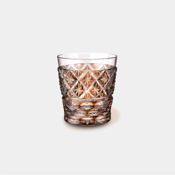 Satsuma Vidro, Satsuma Cut Glass, Japanese cut glass, double-covered lattice glass, crystal glass Japan, hand-cut Japanese glassware, paulownia box glass, Kagoshima glassware, Japanese artisan crystal, gradation glass Japan, green lapis glass, red lapis glass, brown Satsuma glass, Japanese gift glassware, collectible Japanese glass art