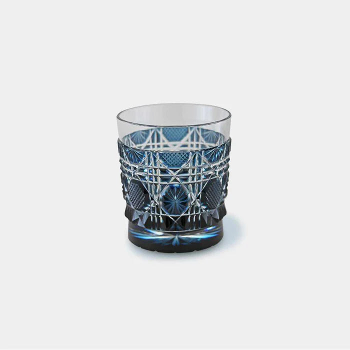 Satsuma cut glass, Satsuma Vidro old glass, Japanese crystal glassware, handcrafted cut glass Japan, Edo period inspired glass, paulownia wood box glass, Japanese artisan tumbler, gold purple glass, gold red glass, indigo Satsuma glass, lapis lazuli cut glass, green crystal tumbler Japan, yellow crystal glassware, luxury Japanese gift glass, Kagoshima glass craft