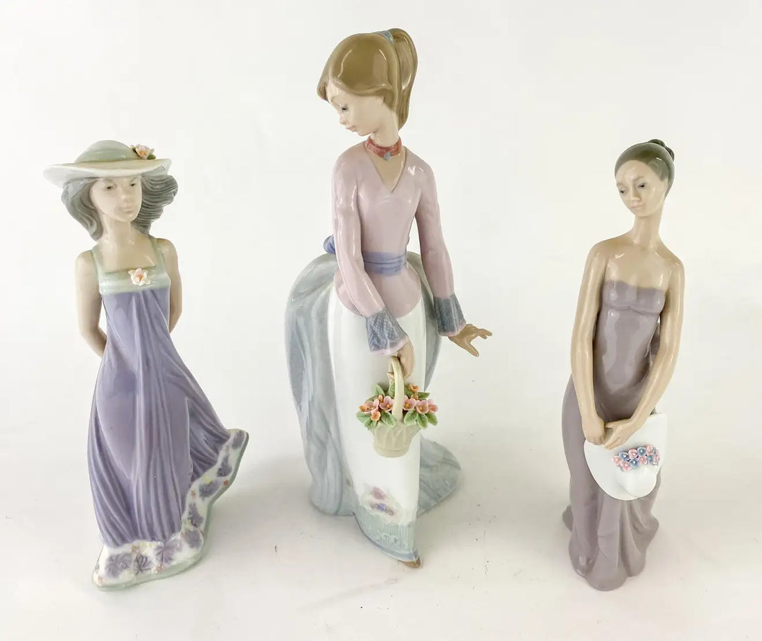 Lladro porcelain figurines, Lladró porcelain figurines, Lladro figurines for sale, Lladro values, Lladro price guide, Lladro identification, Lladro marks, authentic Lladro, rare Lladro figurines, Spanish porcelain, Valencia Spain, Almàssera