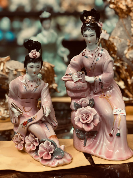 how to clean ceramic figurines, how to clean porcelain figurines, porcelain figurine care, ceramic figurine care, best way to clean figurines, dusting figurines, microfiber cloth, warm water cleaning, no soap cleaning, hand painted porcelain