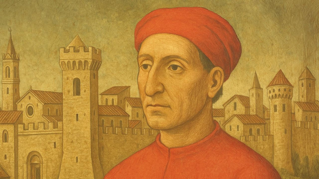 Francesco Datini, Merchant of Prato, 14th century Italy, medieval merchant, Tuscan trade, Avignon papacy, wool cloth trade, silk and saffron commerce, early banking, partnership system 1383, letter of exchange, medieval accounting