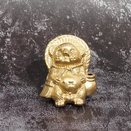 Shigaraki ware tanuki, Japanese raccoon dog figurine, gold silver tanuki set, Yamasho Touki pottery, Japanese good luck charm, handmade tanuki ornament, Japanese folklore figurine, entrance good fortune talisman, traditional Shigaraki pottery, collectible Japanese tanuki, gold tanuki figurine Japan, silver tanuki figurine Japan, Shiga Prefecture pottery, lucky raccoon dog Japan, Japanese prosperity charm, handmade Japanese ceramic, tanuki statue for home, Japanese pottery gift set.