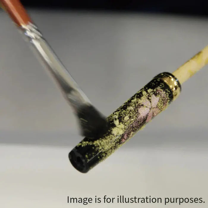 Kanazawa gold leaf fountain pen, Japanese fountain pen, Hakuichi pen, gold leaf writing pen, luxury Japanese pen, Red Fuji fountain pen, cherry blossom pen, moon and rabbit pen, goldfish fountain pen, Japanese art pen, handmade Japanese fountain pen, collectible fountain pen, Kanazawa craft pen, 18K gold nib pen, Japanese gift fountain pen