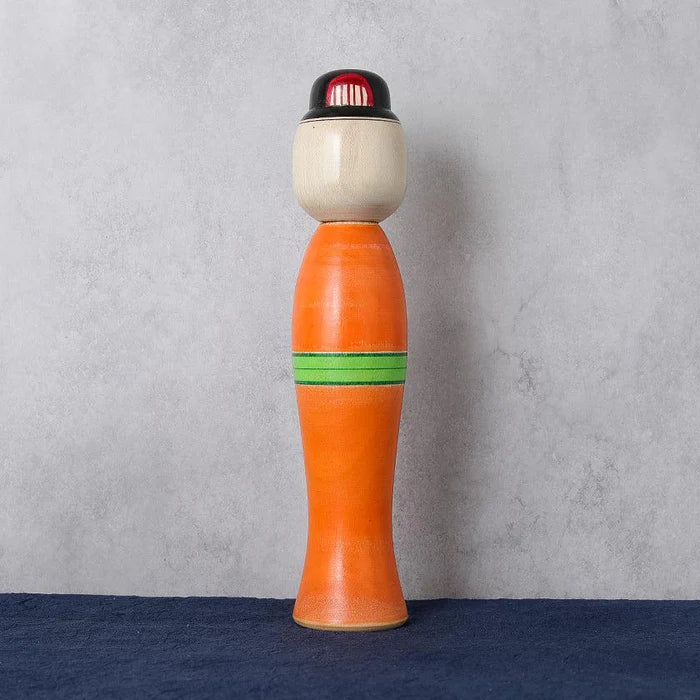 Tsuchiyu kokeshi, Akihiro Konno kokeshi, Japanese wooden doll, traditional kokeshi Japan, Taisho era kokeshi, cherry blossom kokeshi, Aizu makie kokeshi, Japanese folk art doll, handmade kokeshi doll, Fukushima crafts, black cat kokeshi, Japanese souvenir doll, maple wood kokeshi, Japanese decorative figurine, collectible kokeshi, Japan artisan doll, symbolic Japanese doll, protective Japanese ornament, Japanese cultural gift, handcrafted wooden doll Japan