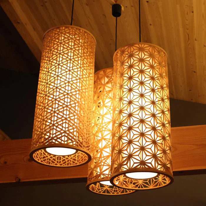Kumiko lamp, Japanese Kumiko light, hemp leaf pattern lamp, Asanoha light, Japanese pendant light, Japanese table lamp, Kyoto Hinoki lamp, handmade Japanese lamp, Murayama Mokko Kumiko, Japanese wooden lamp, traditional Japanese lighting, artisan wood lamp, Kyo Sashimono lamp, Hinoki cypress lamp, Japanese joinery lamp, Japanese geometric light, handmade Kumiko lighting, hemp leaf Kumiko shade, Japanese cultural home decor
