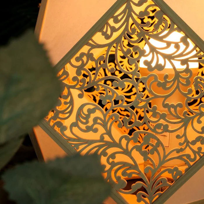 Kiriko lamp, Japanese Kiriko light, Kumiko Kiriko stand light, Japanese cube lamp, wooden Japanese lamp, Hinoki cypress lamp, Japanese lattice lamp, Kyoto handmade lamp, Murayama Mokko lamp, Kyo Sashimono lighting, Shippo pattern lamp, Asanoha hemp leaf lamp, masu square pattern lamp, arabesque Japanese lamp, Suminagashi lamp, flowing water lamp, traditional Japanese wooden lighting, handmade Japanese floor lamp, symbolic Japanese decor