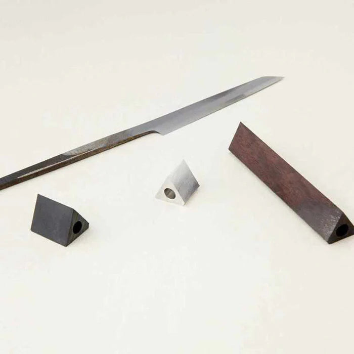 Japanese paper knife, Morimoto letter opener, Sakai forged paper knife, carbon steel paper knife, handmade Japanese stationery, Japanese knife letter opener, tin and rosewood handle knife, suminagashi pattern letter opener, Japanese forged blade gift, artisan Japanese paper knife, luxury Japanese desk accessory, traditional Japanese knife making, symbolic Japanese letter opener, handcrafted Japanese paper knife, Osaka knife craftsmanship, engraved Japanese letter opener