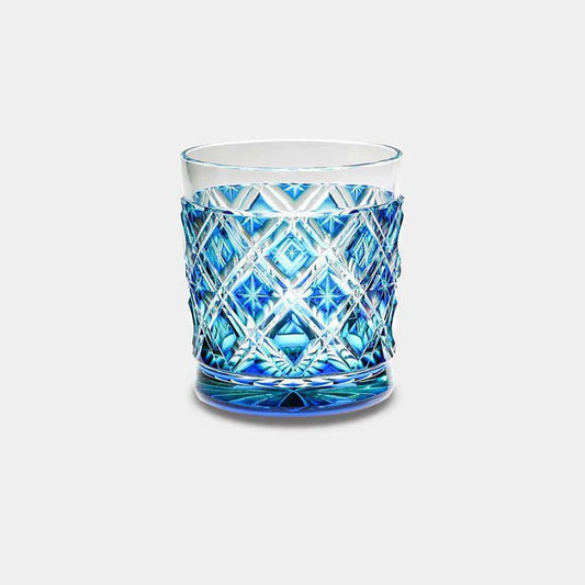 Satsuma Vidro, Satsuma Cut Glass, Japanese cut glass, double-covered lattice glass, crystal glass Japan, hand-cut Japanese glassware, paulownia box glass, Kagoshima glassware, Japanese artisan crystal, gradation glass Japan, green lapis glass, red lapis glass, brown Satsuma glass, Japanese gift glassware, collectible Japanese glass art