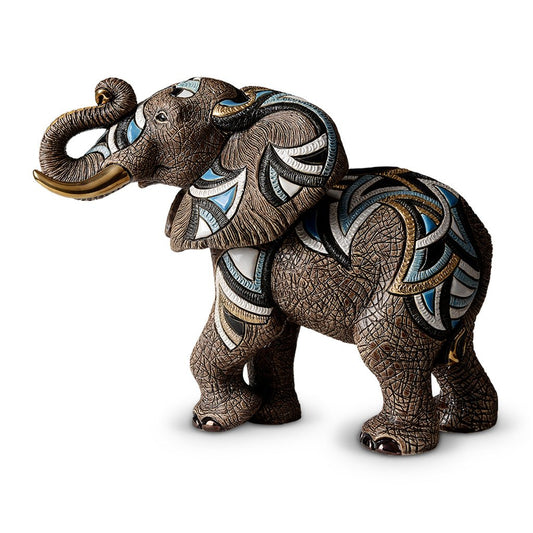 This collectible elephant sculpture suits lovers of wildlife art, fine ceramics, and limited-edition home accents. It appeals to collectors of animal figurines, art gallery pieces, and handcrafted décor. Ceramic elephant statue, limited edition wildlife sculpture, handmade animal art.