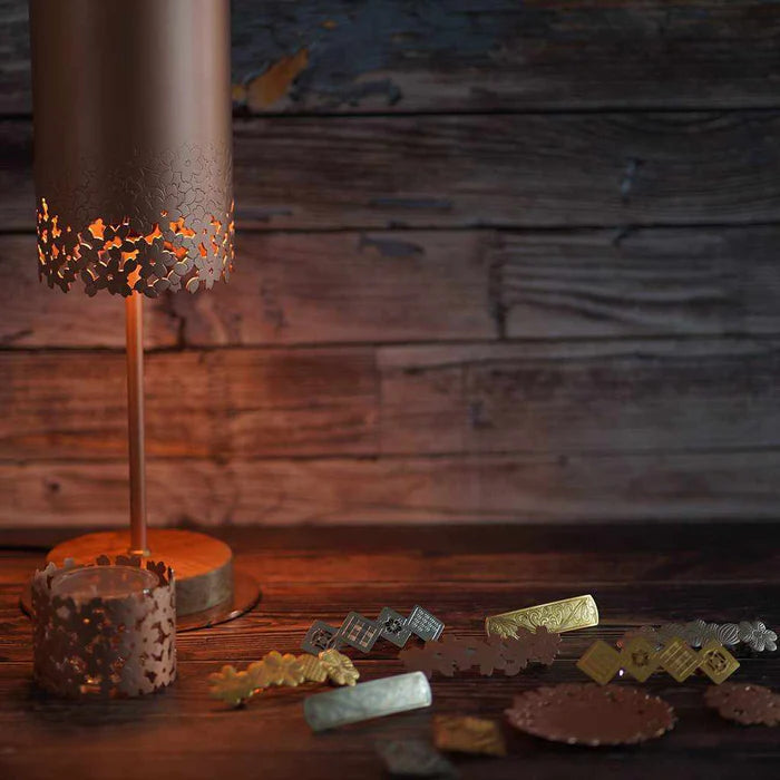 Japanese copper lamp, Owari Butsugu lighting, cherry blossom lamp, Japanese table light, handmade copper lighting, Buddhist altar craft lamp, Wayuan stand light, Japanese cherry blossom decor, copper interior lamp, sakura pattern lamp, traditional Japanese lighting, artisan metalwork lamp, Aichi copper craftsmanship, handmade Japanese lamp, copper home decor Japan