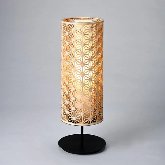 Kumiko lamp, Japanese Kumiko light, hemp leaf pattern lamp, Asanoha light, Japanese pendant light, Japanese table lamp, Kyoto Hinoki lamp, handmade Japanese lamp, Murayama Mokko Kumiko, Japanese wooden lamp, traditional Japanese lighting, artisan wood lamp, Kyo Sashimono lamp, Hinoki cypress lamp, Japanese joinery lamp, Japanese geometric light, handmade Kumiko lighting, hemp leaf Kumiko shade, Japanese cultural home decor