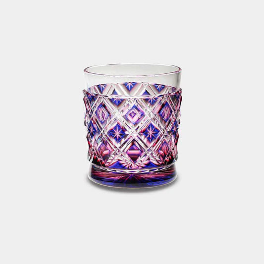 Satsuma Vidro, Satsuma Cut Glass, Japanese cut glass, double-covered lattice glass, crystal glass Japan, hand-cut Japanese glassware, paulownia box glass, Kagoshima glassware, Japanese artisan crystal, gradation glass Japan, green lapis glass, red lapis glass, brown Satsuma glass, Japanese gift glassware, collectible Japanese glass art