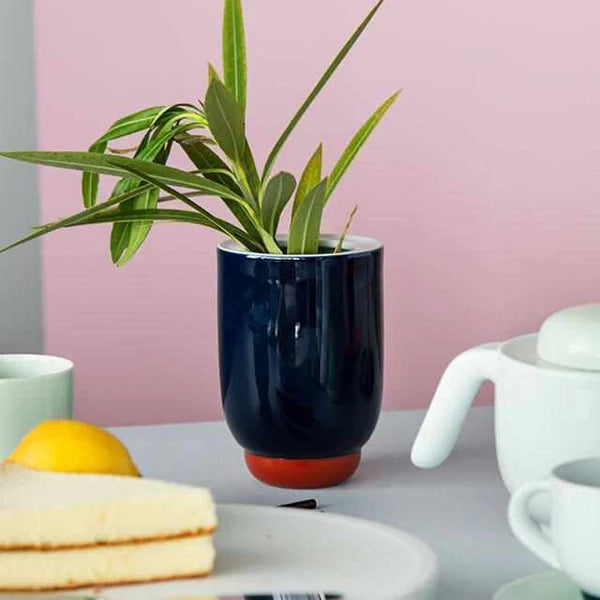 Pauline Deltour vase, Imari Arita porcelain vase, Japanese porcelain flower vase, modern Japanese vase, White Red vase, Dark Blue Celadon vase, designer porcelain vase Japan, contemporary Japanese ceramics, footed porcelain vase, Saga Prefecture pottery, handmade Japanese vase, luxury porcelain vase, Japanese design home decor, minimalist flower vase, collectible designer vase