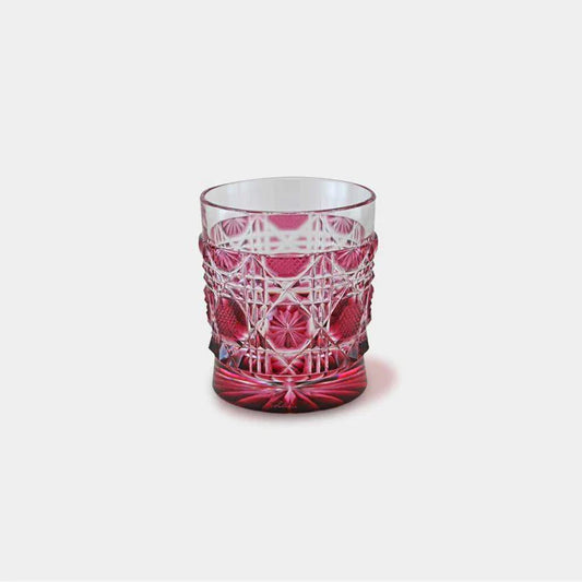 Satsuma cut glass, Satsuma Vidro old glass, Japanese crystal glassware, handcrafted cut glass Japan, Edo period inspired glass, paulownia wood box glass, Japanese artisan tumbler, gold purple glass, gold red glass, indigo Satsuma glass, lapis lazuli cut glass, green crystal tumbler Japan, yellow crystal glassware, luxury Japanese gift glass, Kagoshima glass craft