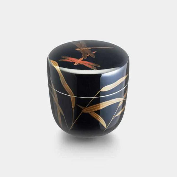 Japanese tea cup set, Wajima lacquer tea cups, Osaka Naniwa pewter ware, Japanese tin tea cup, traditional Japanese tea ceremony cups, camellia tea cup, sakura tea cup, cherry blossom tea cup, goldfish tea cup, dragonfly tea cup, mandarin duck tea cup, handcrafted Japanese tea cups, Osaka Suzuki tea ware, Japanese collectible tea cups, paulownia wood box tea cups, tin lacquer tea cups, artisan Japanese tea cups, symbolic Japanese tea cups