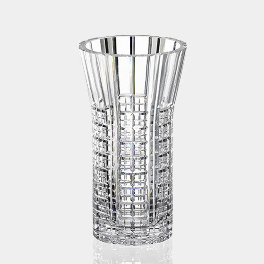 Kagami Crystal vase, Edo Kiriko crystal glass, Japanese luxury vase, cut crystal flared vase, handcrafted Japanese glassware, luxury flower vase Japan, wedding gift crystal vase, Japanese crystal art, Ibaraki crystal glass vase, Kagami Edo Kiriko vase, premium Japanese home décor, collectible Japanese crystal, heavy cut crystal vase