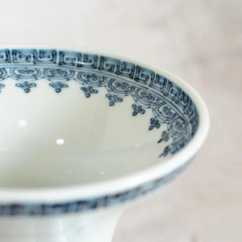 Mikawachi ware vase, Japanese dragon vase, Hirado Shozan porcelain, blue and white porcelain vase, Nagasaki pottery, Japanese porcelain art, indigo dragon vase, traditional Japanese ceramics, dragon motif home décor, Japanese gift vase, blue dragon porcelain, Asian dragon symbolism vase, hand-painted porcelain Japan, Japanese decorative vase, luxury porcelain home décor, Mikawachi dragon design, cultural Japanese gifts, auspicious Japanese art